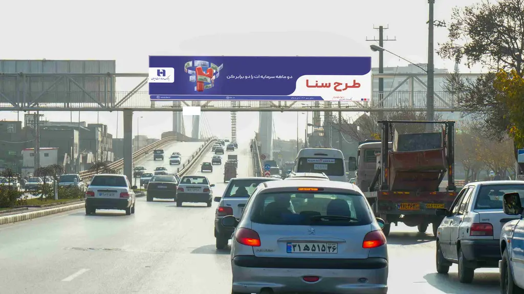 عرشه پل بلوار خواجه ربیع مشهد کد AP12-00894