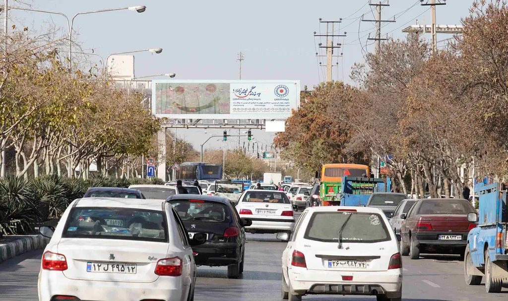 عرشه پل بلوار توس مشهد کد AP12-00906